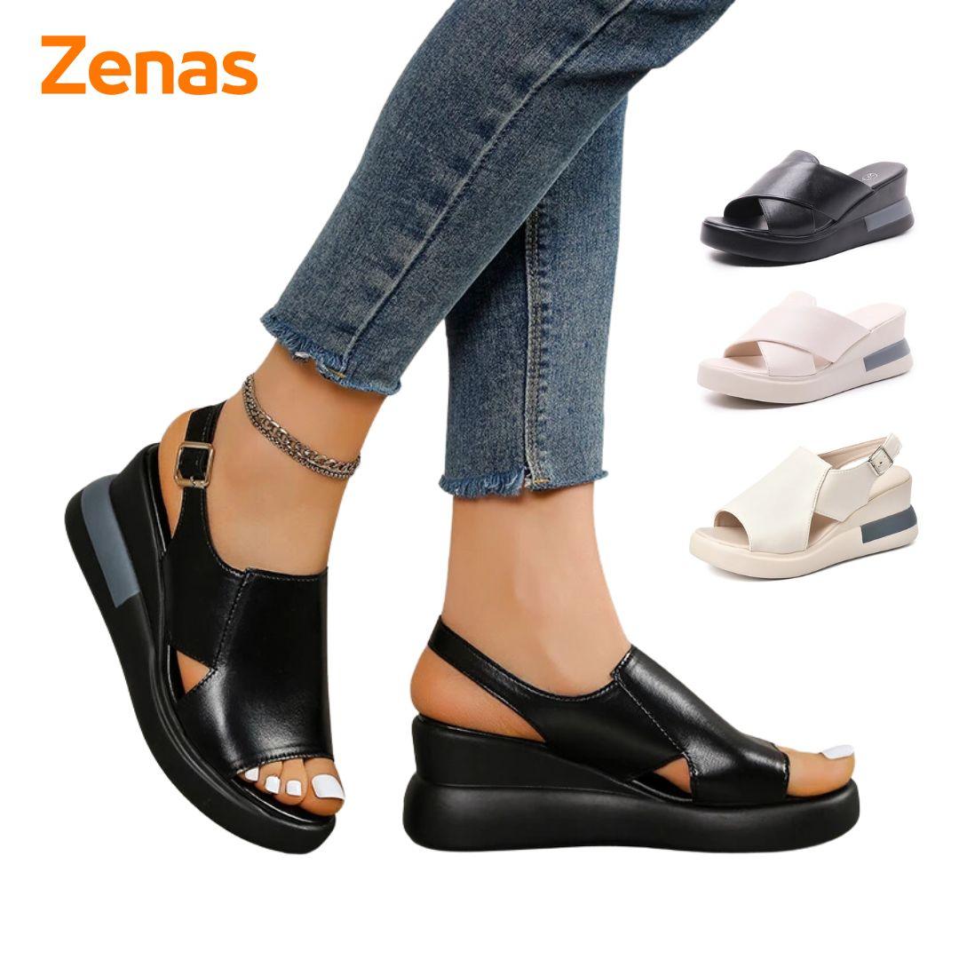 Sandalo in Pelle Ortopedico Comfort Zenas