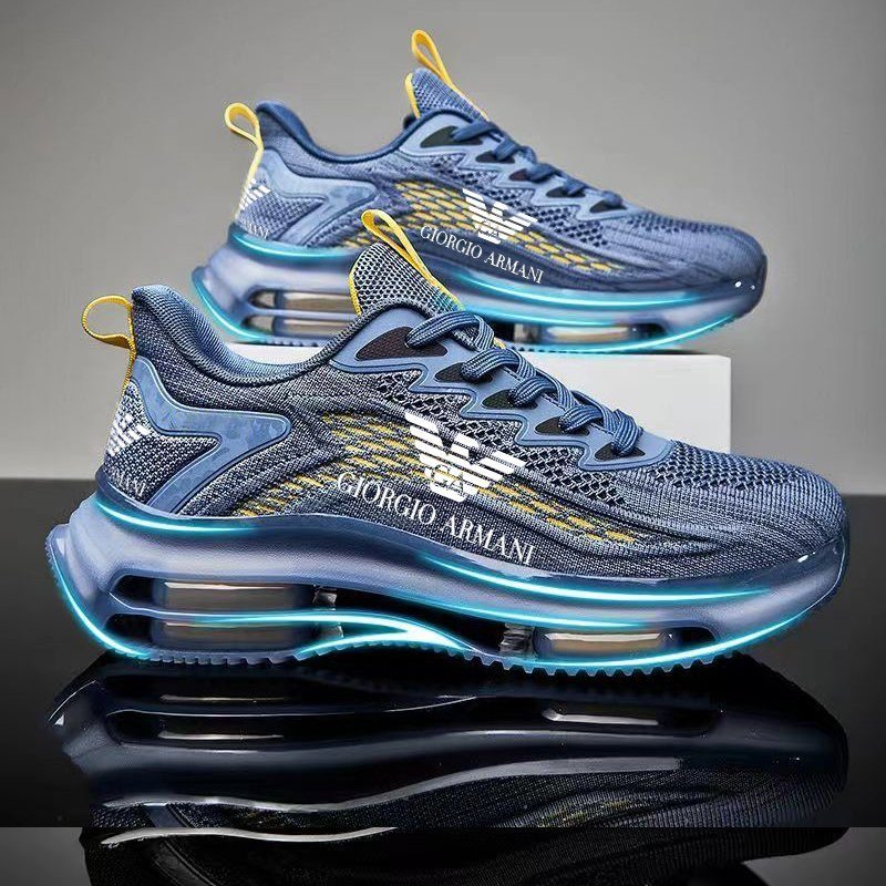 Sneakers Armani Air in titanio - Edizione limitata